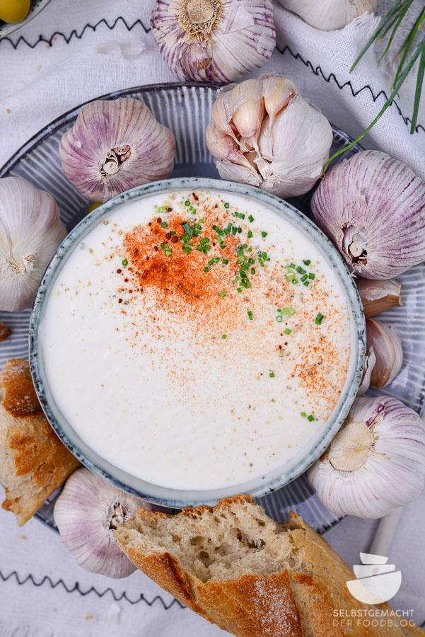 Rezeptbild: Aioli ohne Ei – schnelles 2 Minuten Rezept