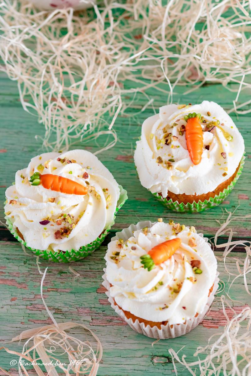 Rezeptbild: Karotten Cupcakes