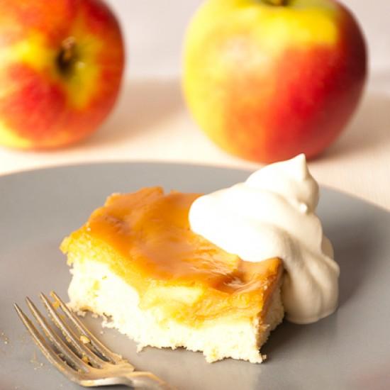 Rezeptbild: Apfelkuchen mit Karamellcreme