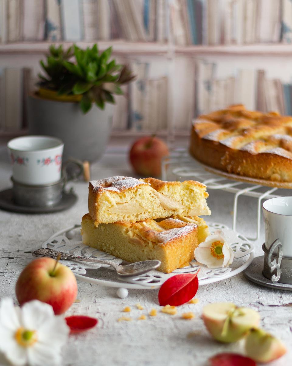 Rezeptbild: Einfacher Apfelkuchen