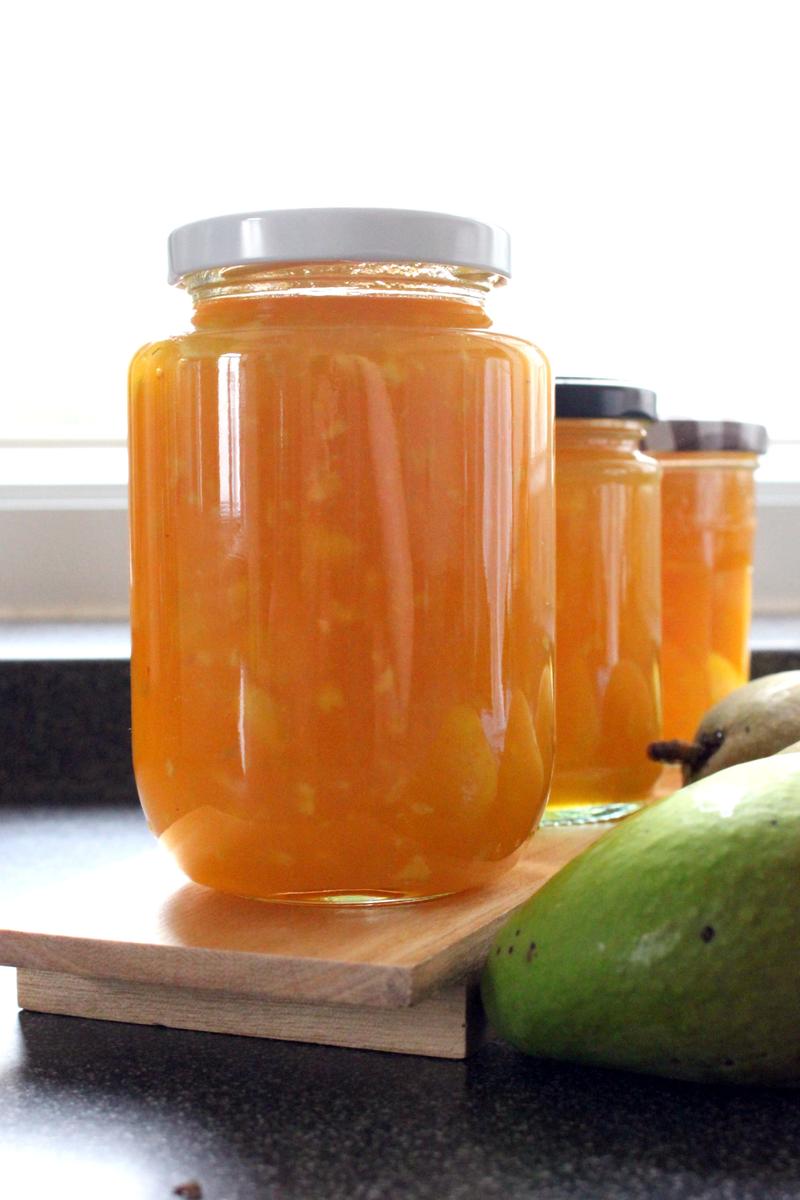 Rezeptbild: Mango und Apfel Gonfi