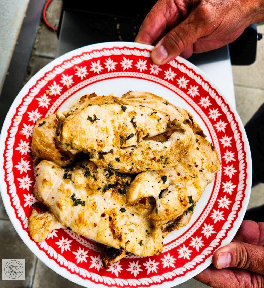 Rezeptbild: Hühnerschnitzel vom Grill