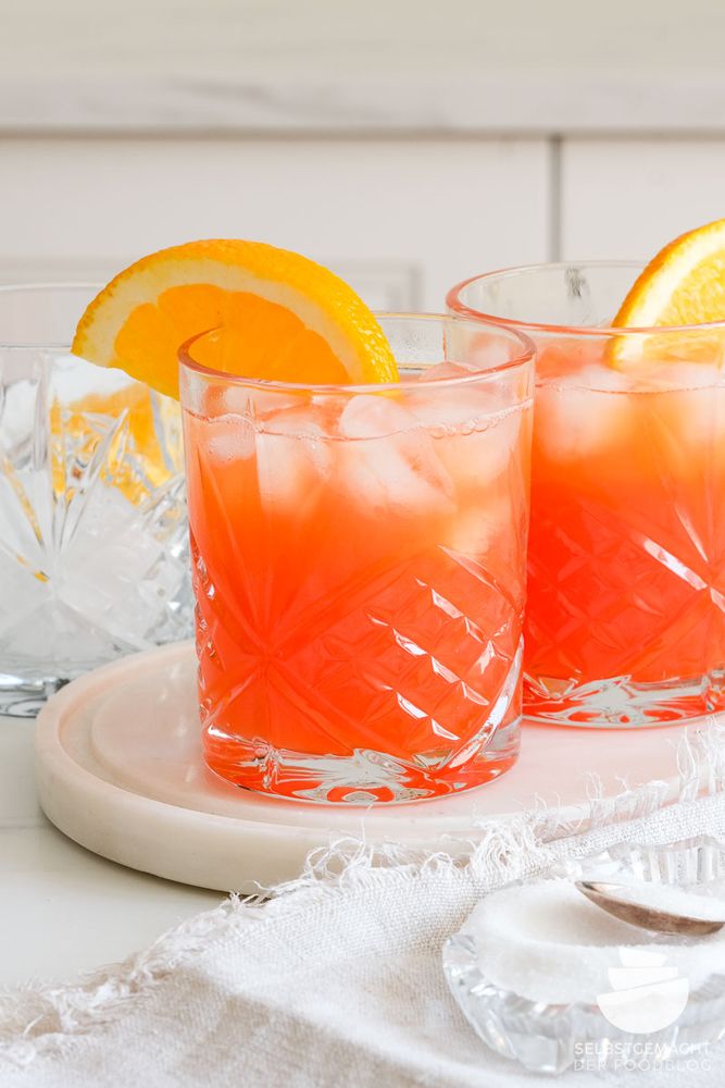 Rezeptbild: Aperol Sour mit Eiweiß