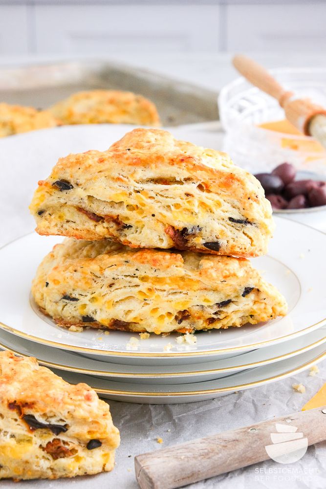 Rezeptbild: Die besten Käse Scones mit Cheddar