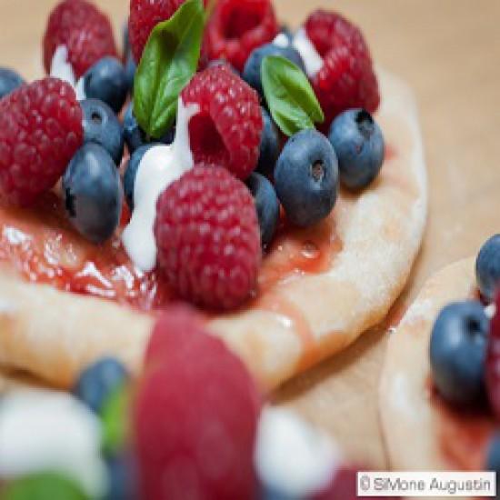 Rezeptbild: Beeren-Pizzetten