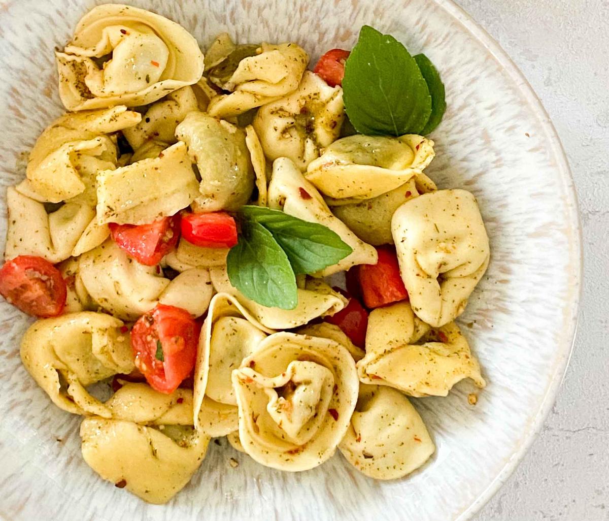 Rezeptbild: Tortellini Aglio e Olio Rezept