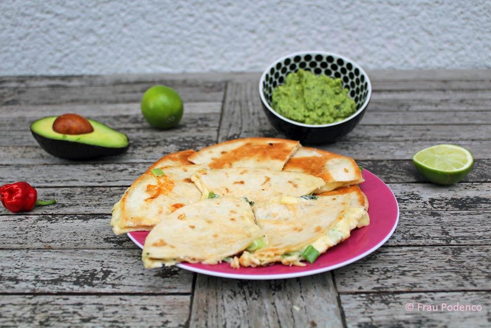 Rezeptbild: Quesadillas mit Guacamole