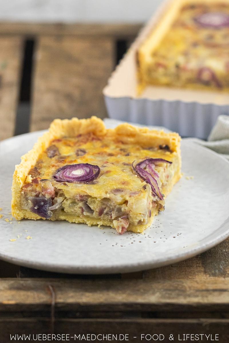 Rezeptbild: Schwäbischer Zwiebelkuchen ohne Hefeteig: Herrlich mürbe