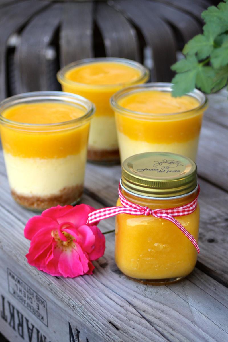 Rezeptbild: Passionsfrucht-Cheesecake im Glas