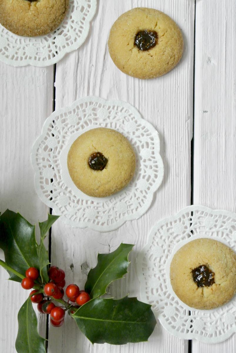 Rezeptbild: Vanille Kekse mit Marmelade