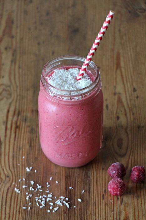 Rezeptbild: Kirsch-Himbeer-Smoothie