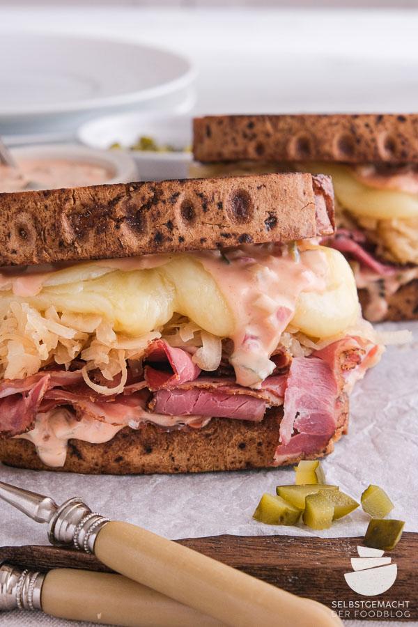 Rezeptbild: Original Reuben Sandwich mit Pastrami