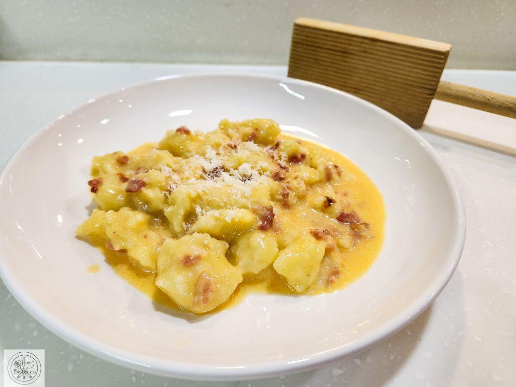 Rezeptbild: Gnocchi Carbonara