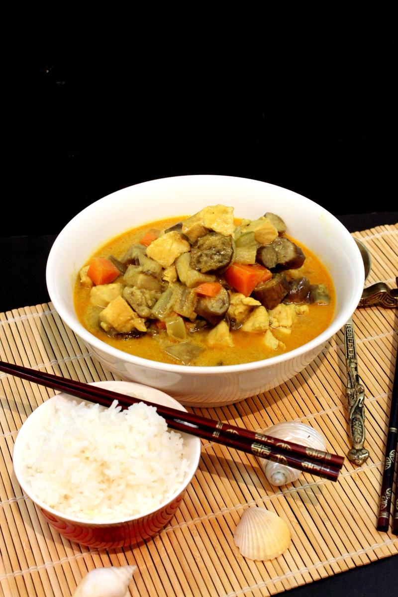 Rezeptbild: Southeast Asian Chicken and Eggplant Curry