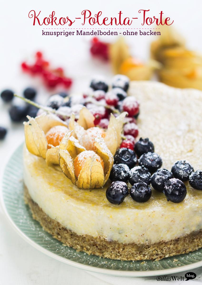 Rezeptbild: Yummy No-bake Cake mit Beeren (vegan & glutenfrei)