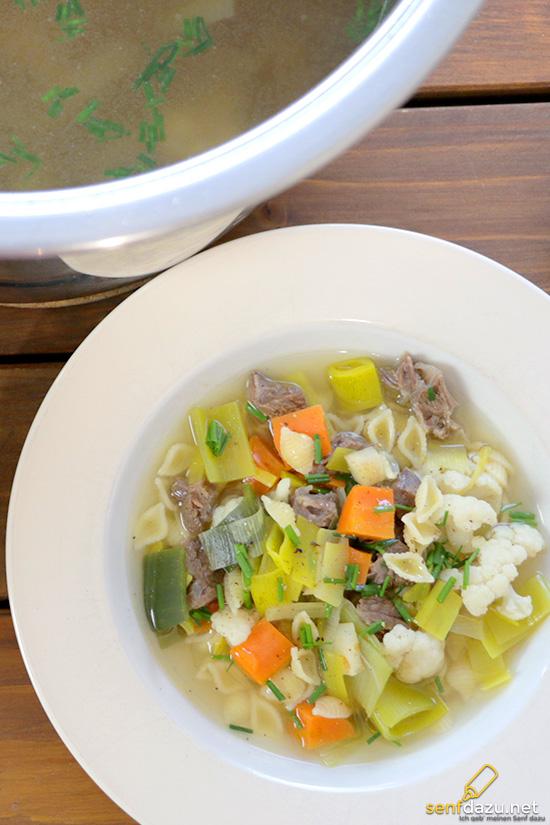 Rezeptbild: Rindfleischsuppe