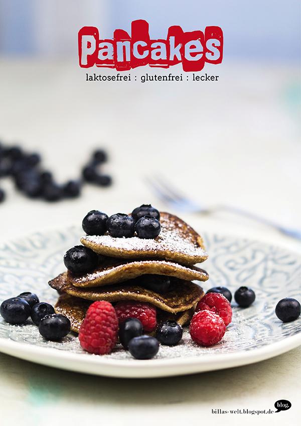 Rezeptbild: Frühstückspancakes, glutenfrei, lakosefrei und lecker