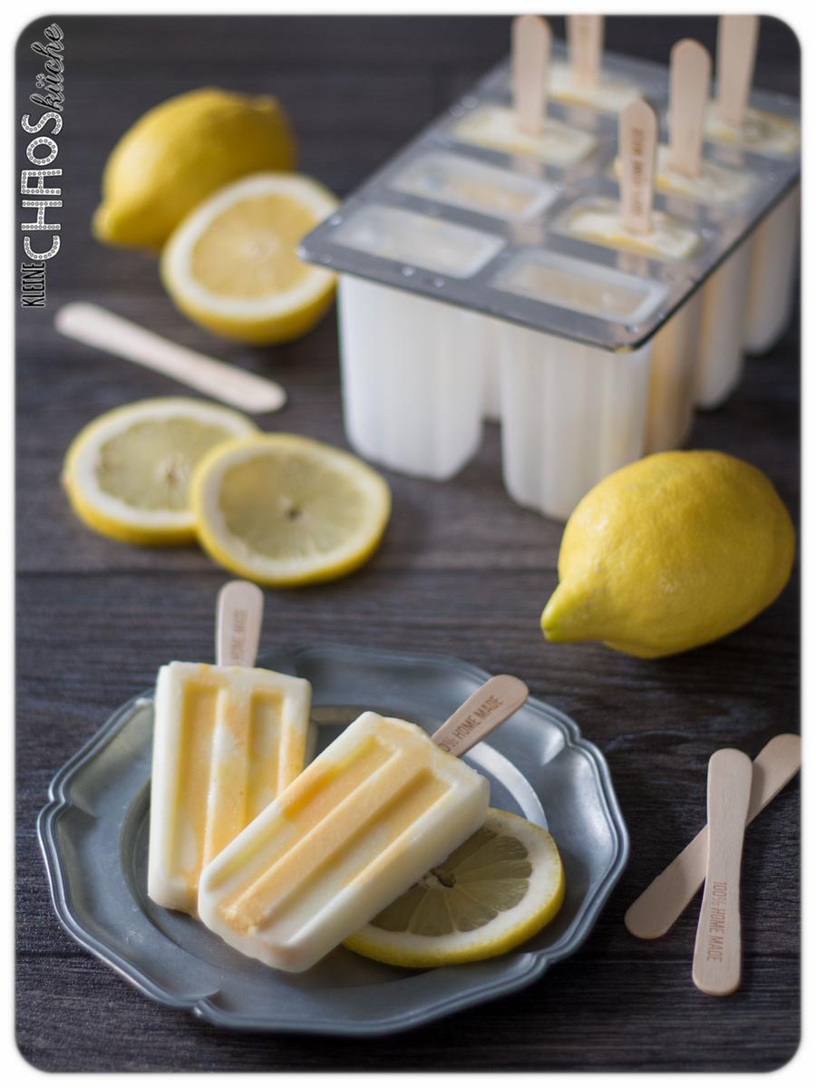 Rezeptbild: Limoncello Lemon Curd Popsicles