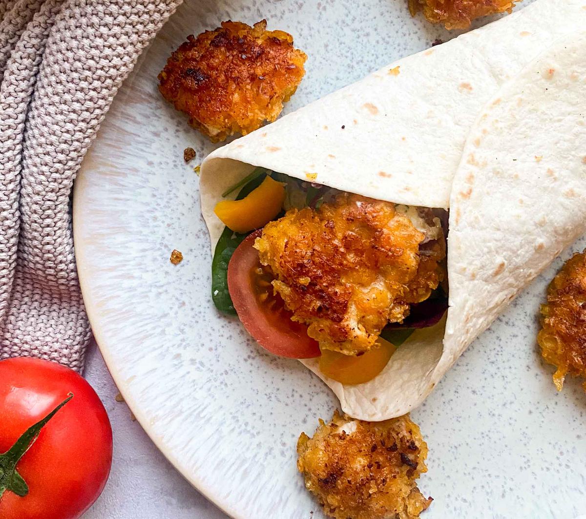 Rezeptbild: Chicken Nuggets Wraps