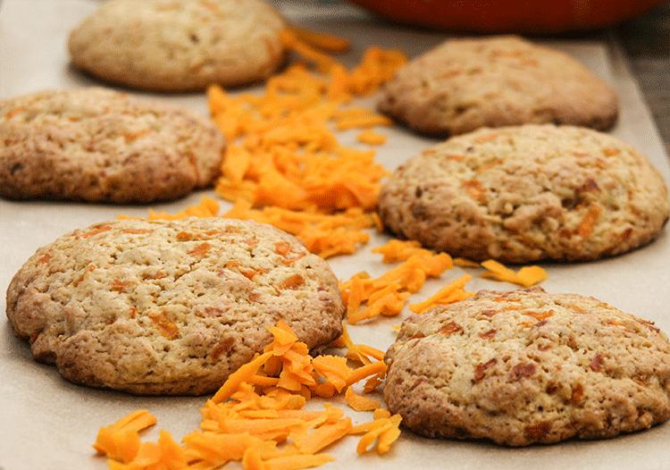 Rezeptbild: Kürbis-Cookies mit Ingwer und Nüssen