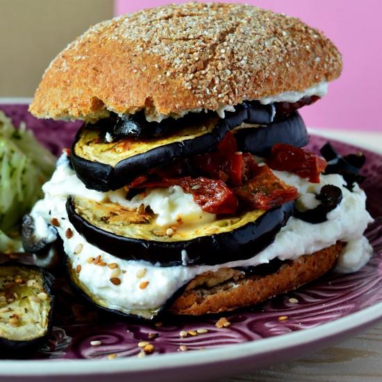 Rezeptbild: Antipasti-Burger