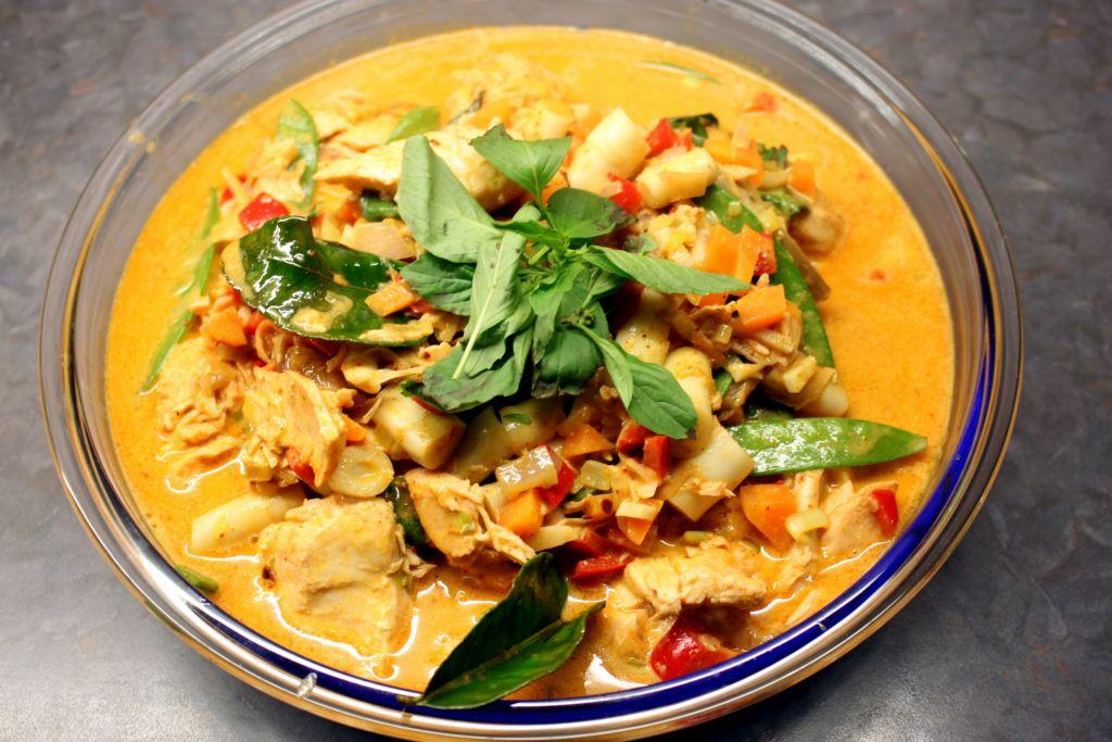 Rezeptbild: Thai Lachs und Gemuese Curry