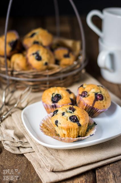 Rezeptbild: Meine liebsten Vanille-Blaubeermuffins