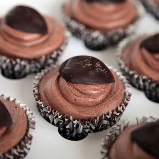 Rezeptbild: Schokoladen-Minz-Cupcakes