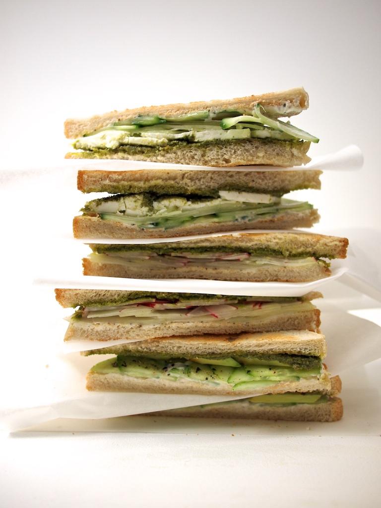Rezeptbild: Dreierlei Sandwiches