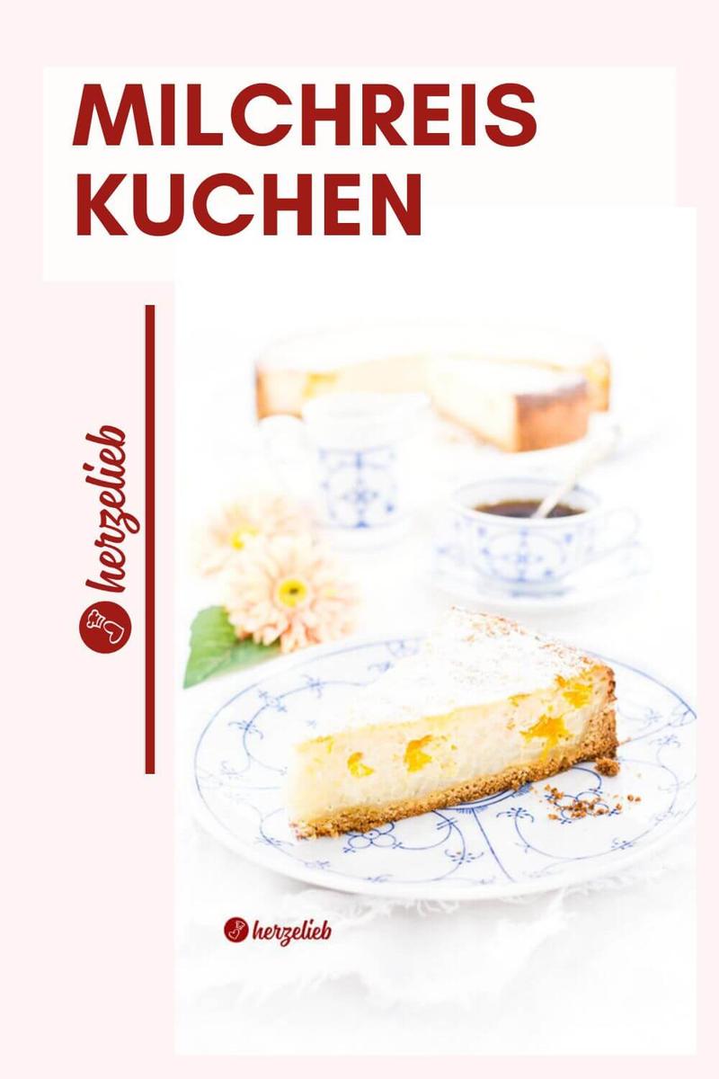 Rezeptbild: Milchreiskuchen Rezept aus der Springform