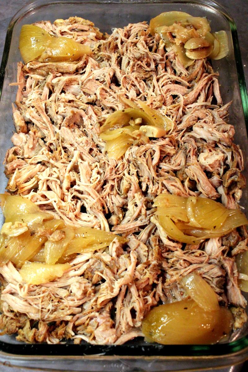 Rezeptbild: Pulled Pork from the Slow Cooker