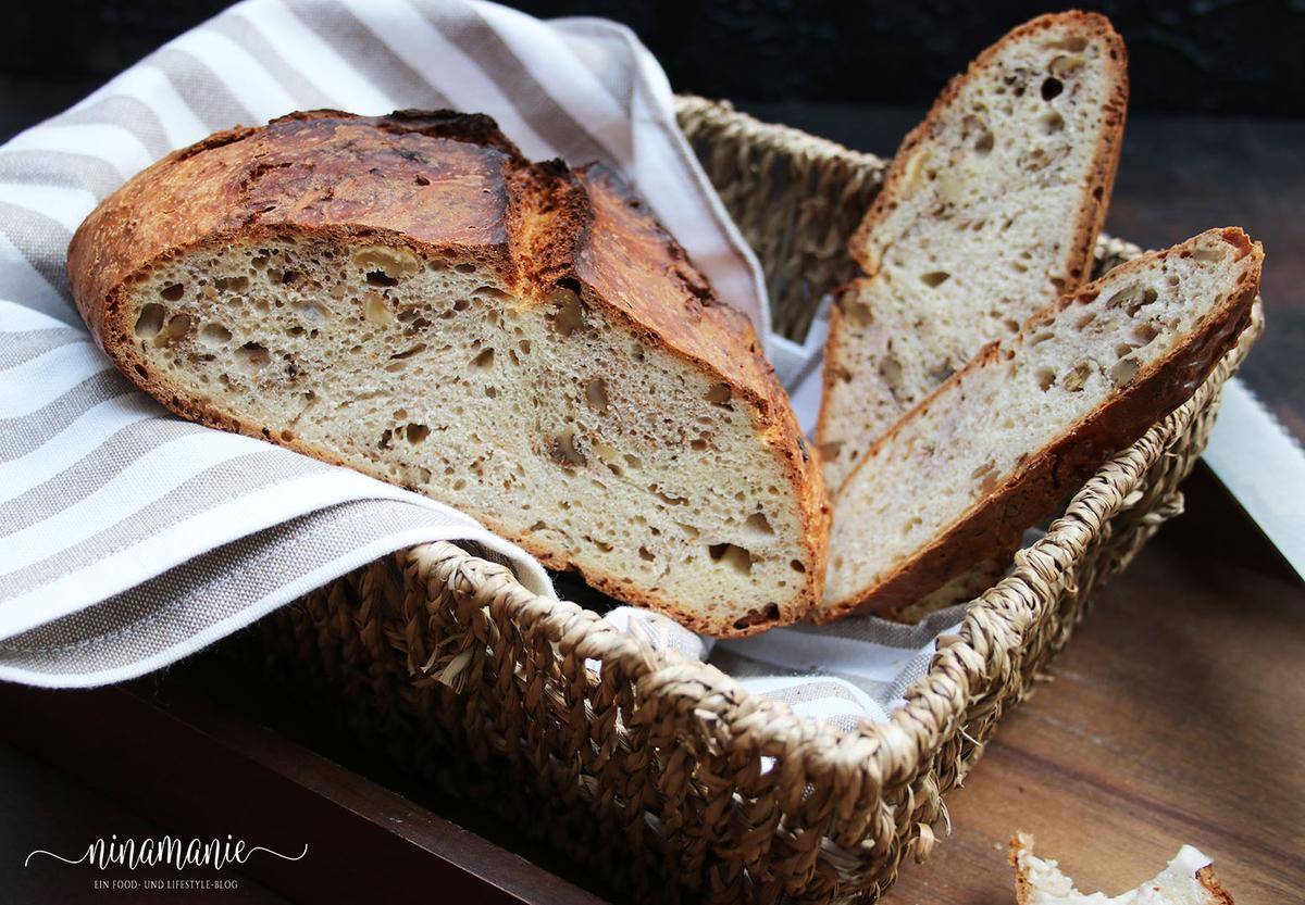 Rezeptbild: Walnussbrot mit Dinkelmehl