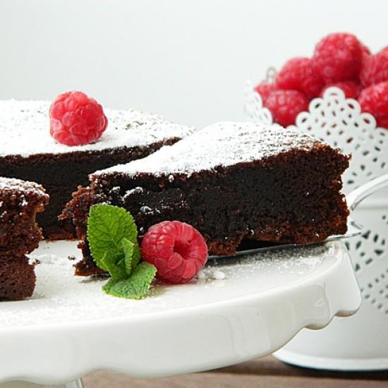 Rezeptbild: Schokoladensouffle Torte