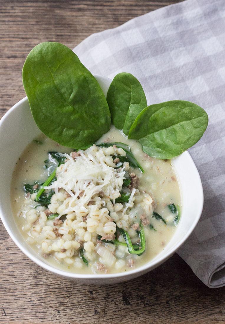 Rezeptbild: Orzotto nach einem Rezept aus Südtirol