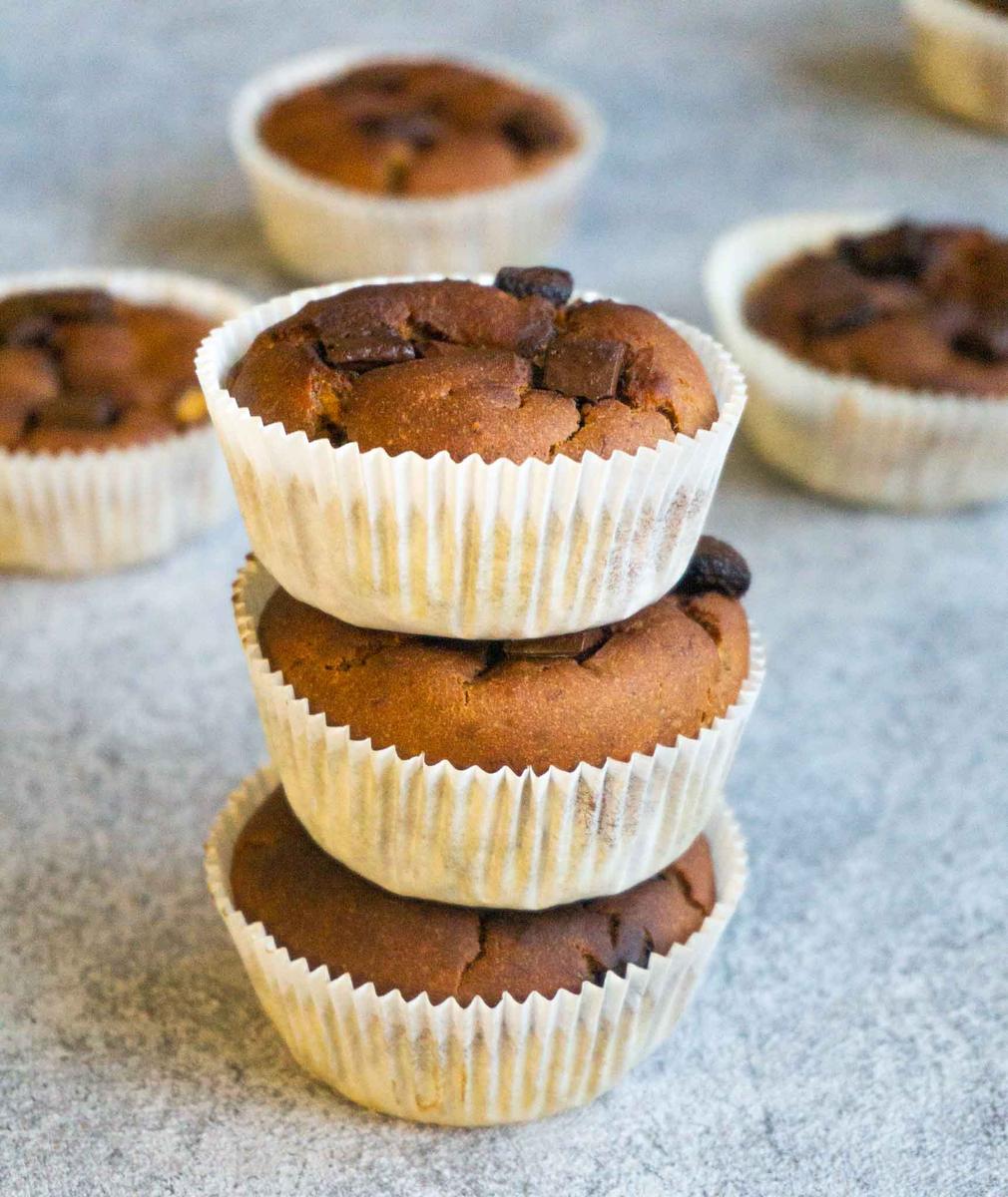 Rezeptbild: Protein Muffins mit Banane