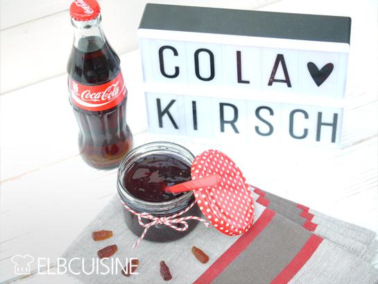 Rezeptbild: Cola-Kirsch-Marmelade – ein ungewöhnliches süßes Vergnügen für’s Frühstück!