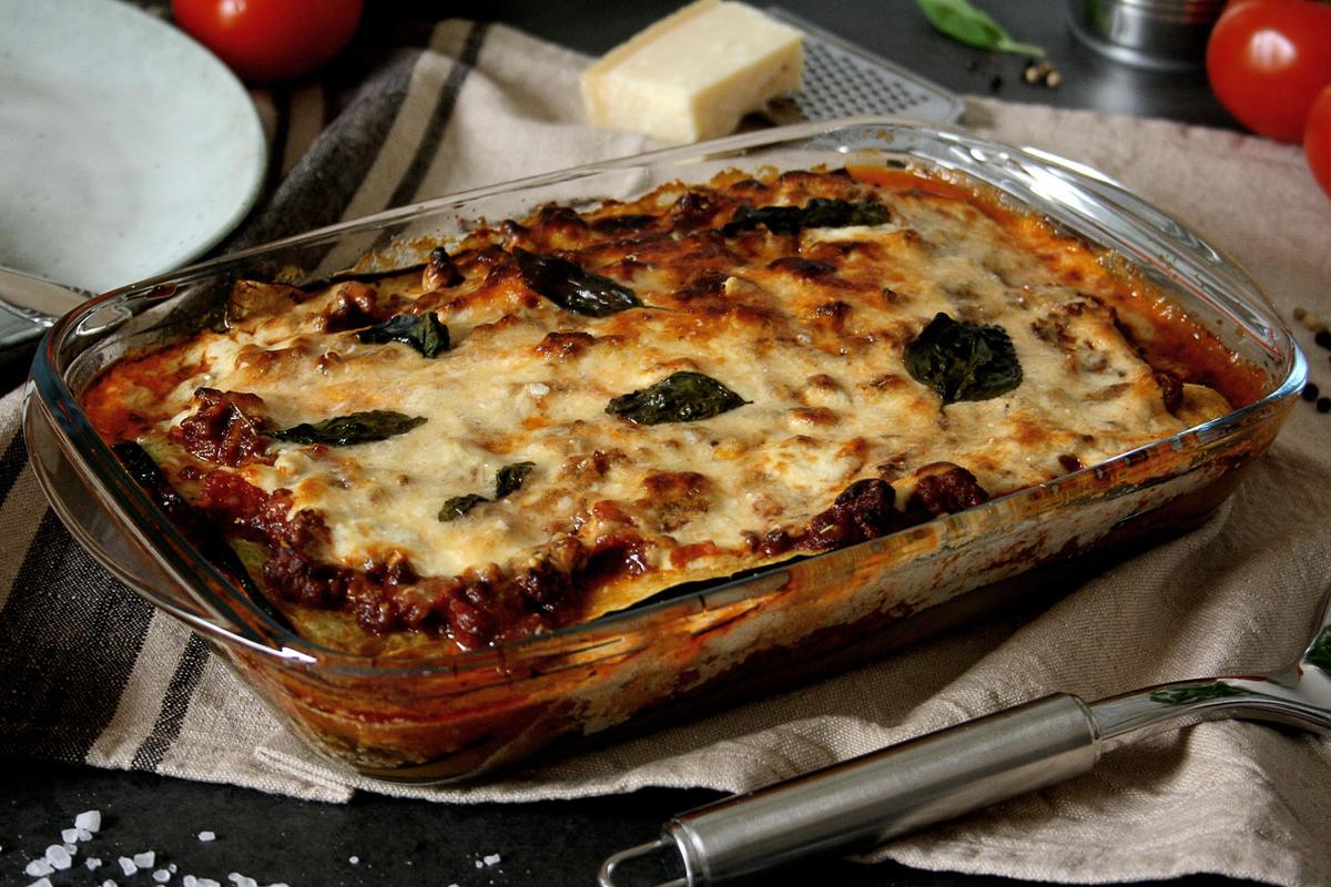 Rezeptbild: Low-Carb Zucchini-Lasagne   