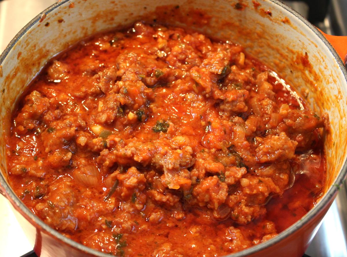 Rezeptbild: Italienische Wurst Bolognese