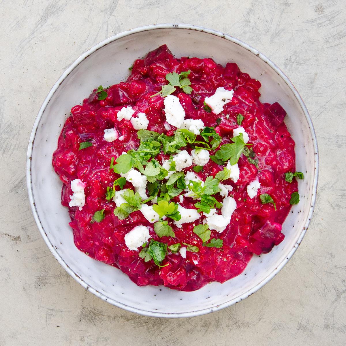 Rezeptbild: Rote Bete Risotto