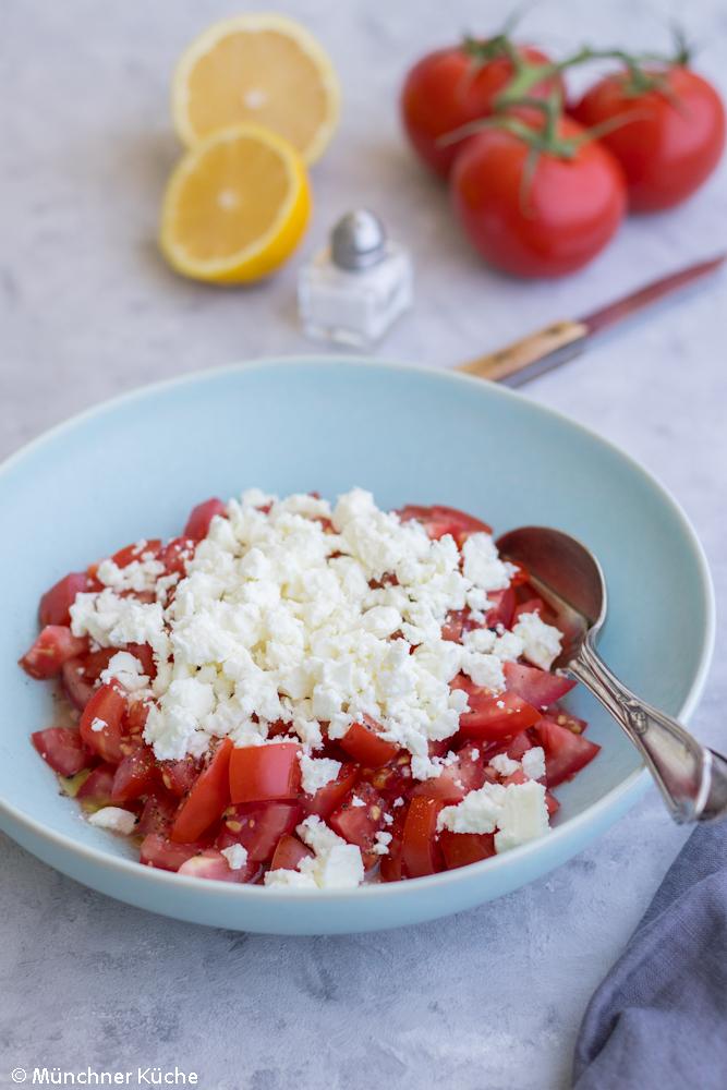 Rezeptbild: Tomaten-Feta-Salat