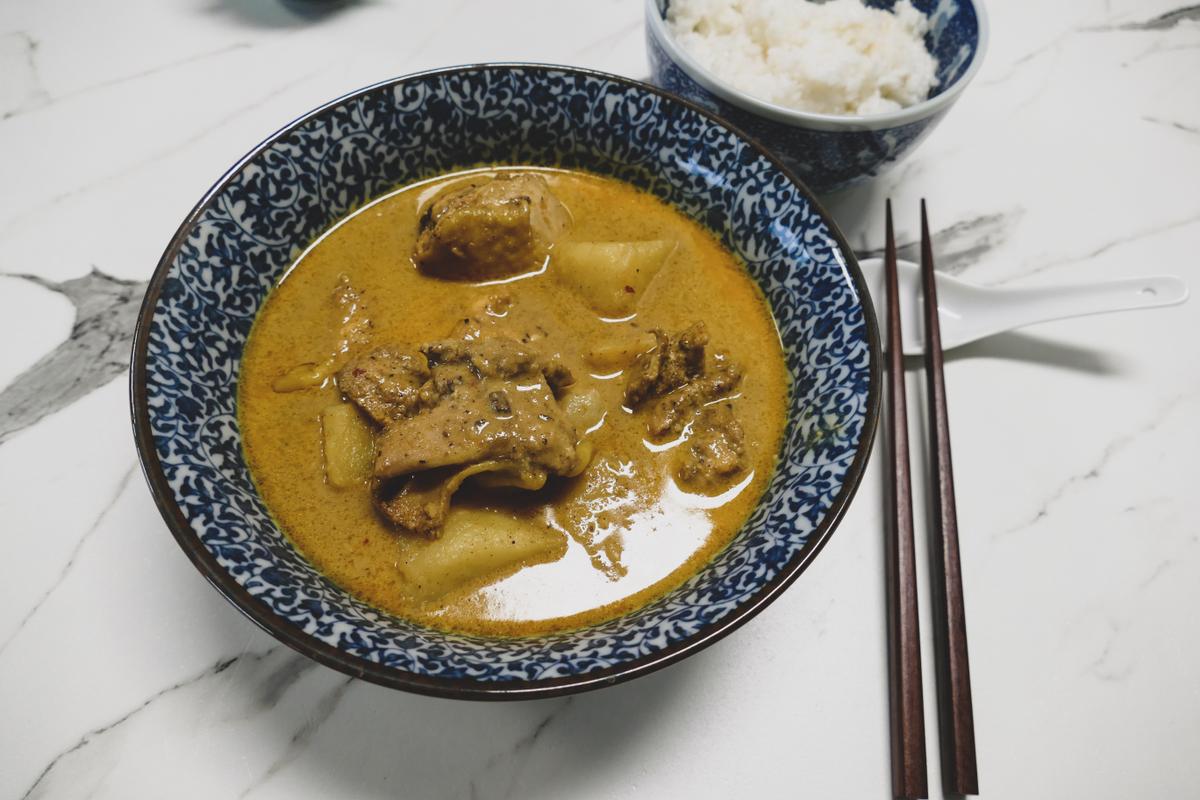 Rezeptbild: Singapurisches Hähnchen Curry