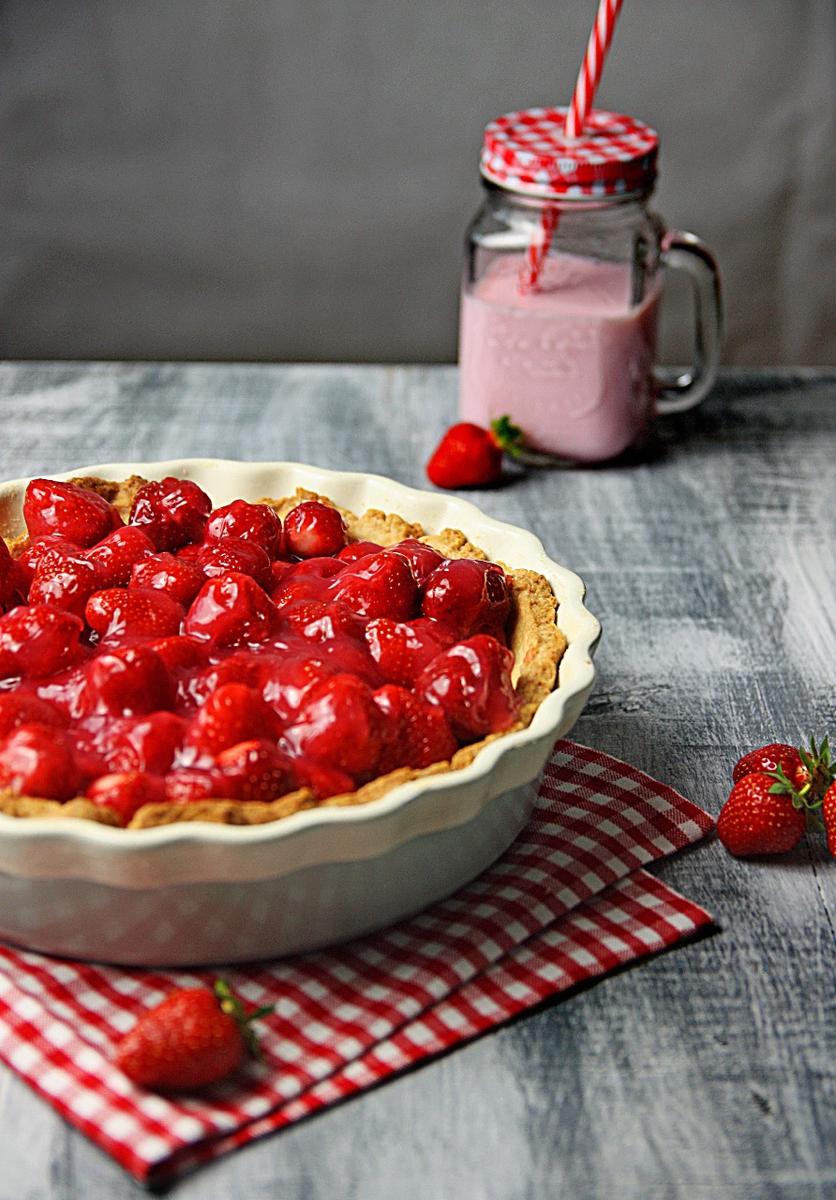 Rezeptbild: Amerikanische Erdbeer Pie