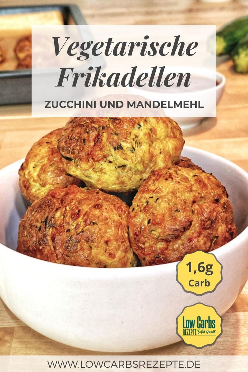 Rezeptbild: Vegetarische Frikadellen mit Zucchini – Low Carb Frikadellen