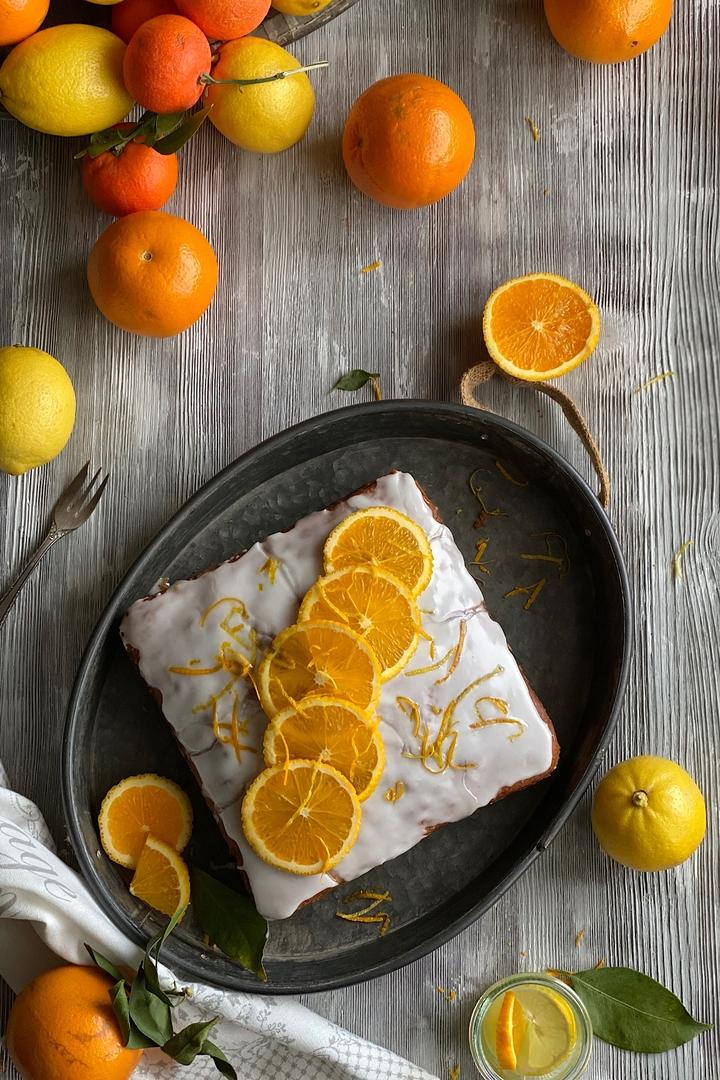 Rezeptbild: Saftiger Orangen – Joghurtkuchen