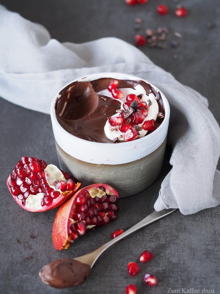 Rezeptbild: Schokoladenpudding mit Mascarpone