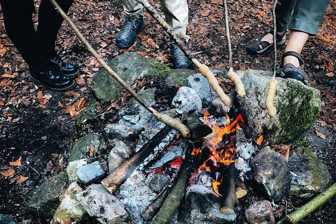 Rezeptbild: Stockbrot - Weil die Lagerfeuersaison beginnt