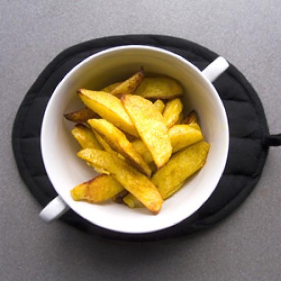 Rezeptbild: Gebackene Kartoffeln mit Curry