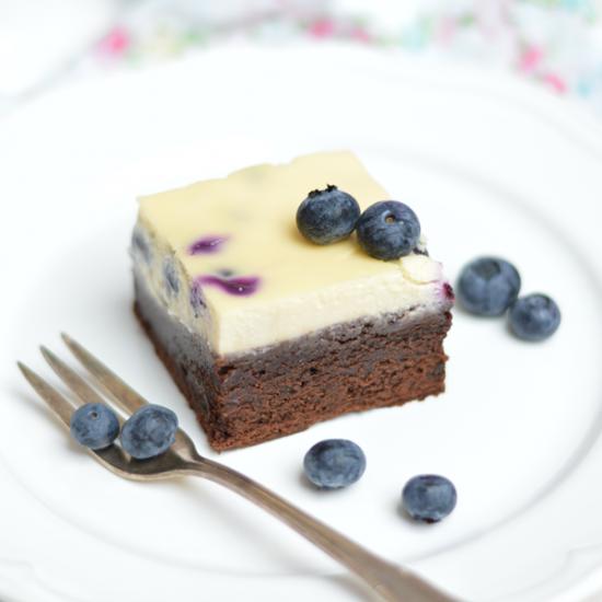 Rezeptbild: Blueberry Cheesecake Brownies