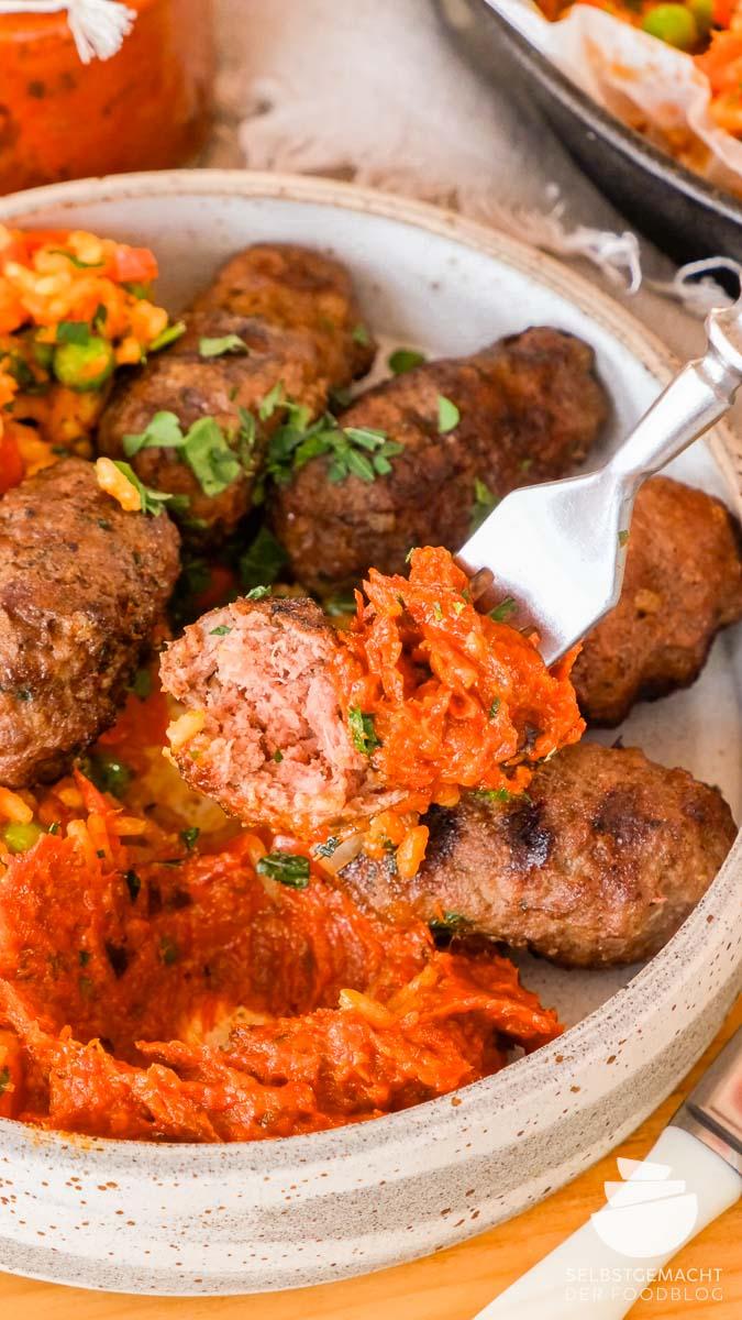 Rezeptbild: Cevapcici selber machen: Das Original