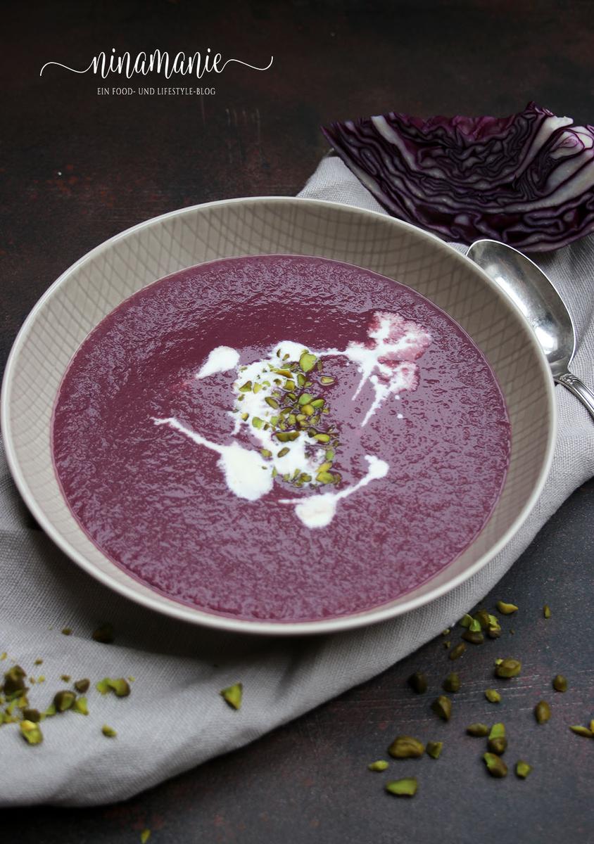 Rezeptbild: Rotkohl-Kartoffel-Suppe